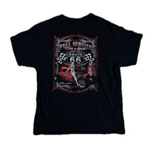 Route 66 Black T-Shirt (L)